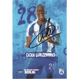 Autogramm Fussball | Hertha BSC Berlin | 2019 | Dodi LUKEBAKIO