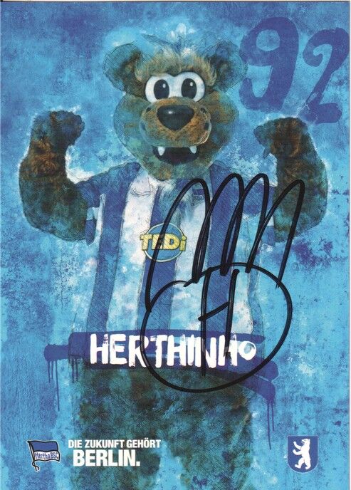 Autogramm Fussball | Hertha BSC Berlin | 2019 | HERTHINHO (Maskottchen)