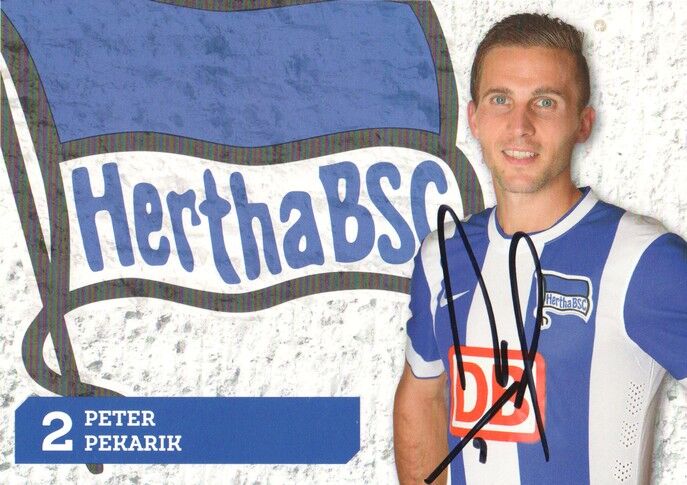 Autogramm Fussball | Hertha BSC Berlin | 2014 | Peter PEKARIK