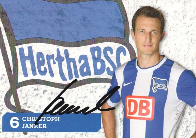 Autogramm Fussball | Hertha BSC Berlin | 2014 | Christoph JANKER