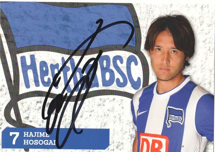 Autogramm Fussball | Hertha BSC Berlin | 2014 | Hajime HOSOGAI