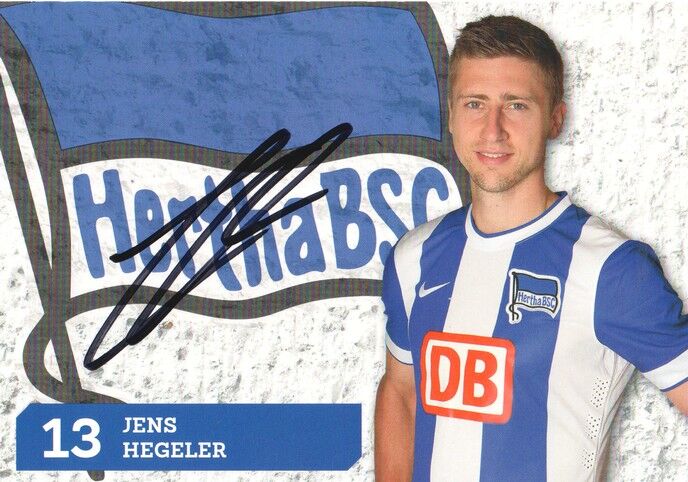 Autogramm Fussball | Hertha BSC Berlin | 2014 | Jens HEGELER
