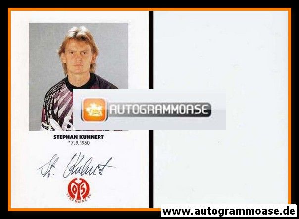 Autogramm Fussball | FSV Mainz 05 | 1991 | Stephan KUHNERT