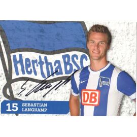 Autogramm Fussball | Hertha BSC Berlin | 2014 | Sebastian LANGKAMP