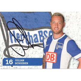 Autogramm Fussball | Hertha BSC Berlin | 2014 | Julian SCHIEBER