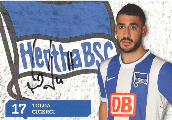Autogramm Fussball | Hertha BSC Berlin | 2014 | Tolga CIGERCI