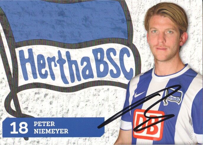 Autogramm Fussball | Hertha BSC Berlin | 2014 | Peter NIEMEYER