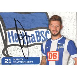 Autogramm Fussball | Hertha BSC Berlin | 2014 | Marvin PLATTENHARDT