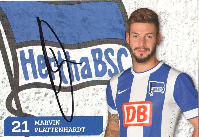 Autogramm Fussball | Hertha BSC Berlin | 2014 | Marvin PLATTENHARDT