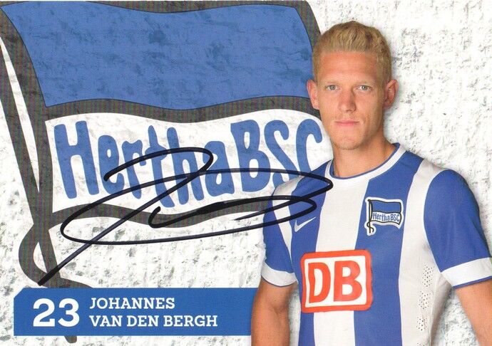 Autogramm Fussball | Hertha BSC Berlin | 2014 | Johannes VAN DEN BERGH