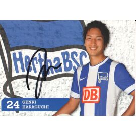 Autogramm Fussball | Hertha BSC Berlin | 2014 | Genki HARAGUCHI