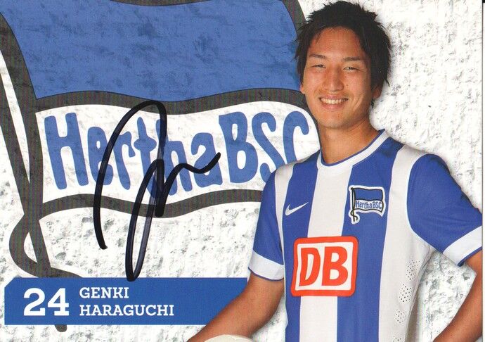 Autogramm Fussball | Hertha BSC Berlin | 2014 | Genki HARAGUCHI