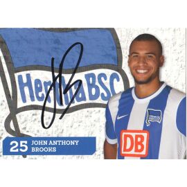 Autogramm Fussball | Hertha BSC Berlin | 2014 | John Anthony BROOKS