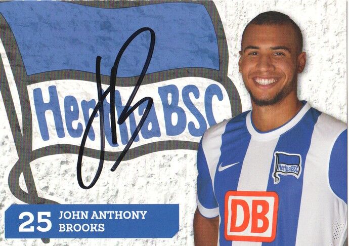 Autogramm Fussball | Hertha BSC Berlin | 2014 | John Anthony BROOKS