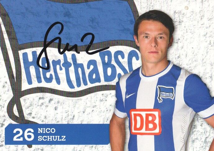 Autogramm Fussball | Hertha BSC Berlin | 2014 | Nico SCHULZ