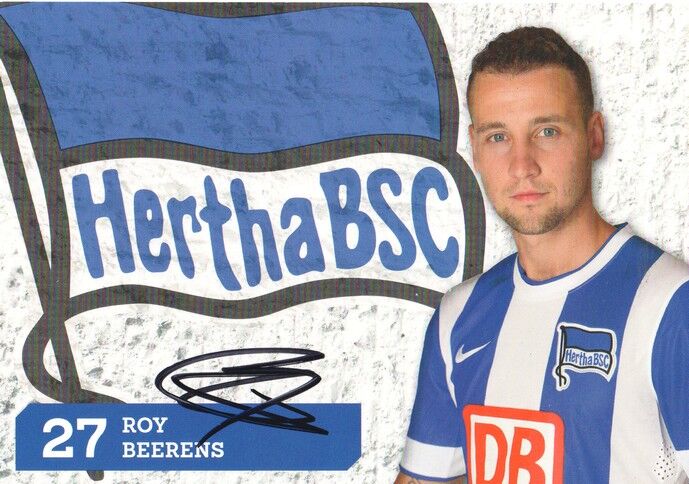 Autogramm Fussball | Hertha BSC Berlin | 2014 | Roy BEERENS