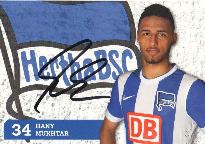 Autogramm Fussball | Hertha BSC Berlin | 2014 | Hany MUKHTAR