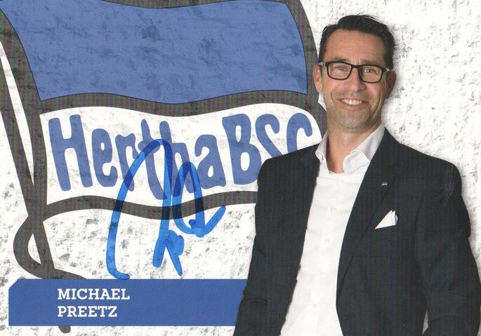 Autogramm Fussball | Hertha BSC Berlin | 2014 | Michael PREETZ