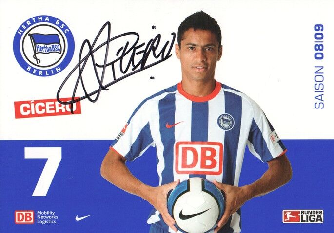 Autogramm Fussball | Hertha BSC Berlin | 2008 | CICERO