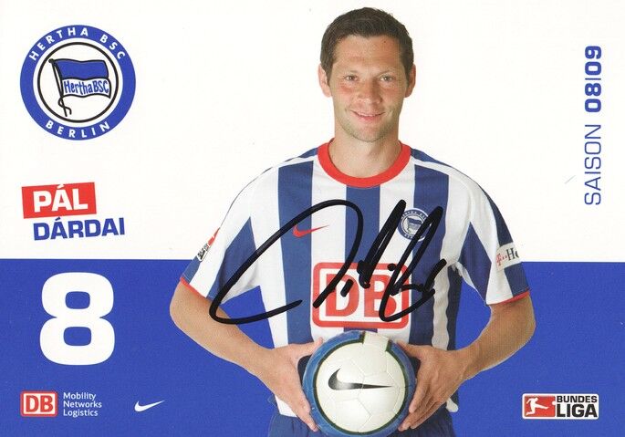 Autogramm Fussball | Hertha BSC Berlin | 2008 | Pal DARDAI
