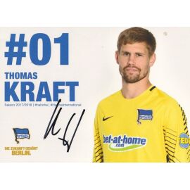 Autogramm Fussball | Hertha BSC Berlin | 2017 | Thomas KRAFT