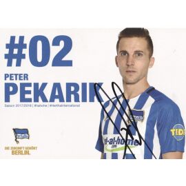 Autogramm Fussball | Hertha BSC Berlin | 2017 | Peter PEKARIK