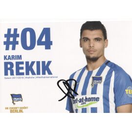Autogramm Fussball | Hertha BSC Berlin | 2017 | Karim REKIK