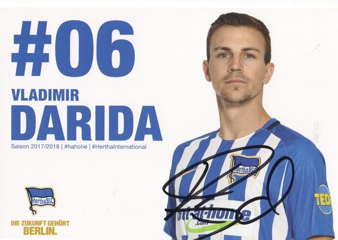 Autogramm Fussball | Hertha BSC Berlin | 2017 | Vladimir DARIDA