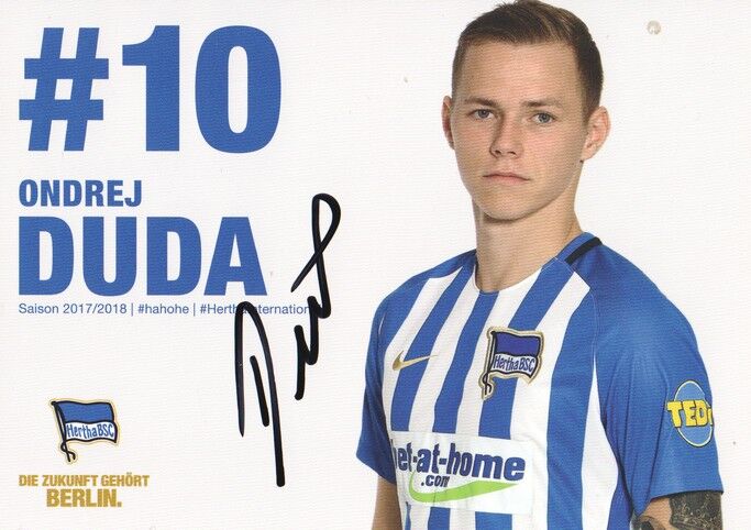 Autogramm Fussball | Hertha BSC Berlin | 2017 | Ondrej DUDA