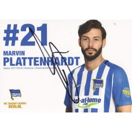 Autogramm Fussball | Hertha BSC Berlin | 2017 | Marvin PLATTENHARDT