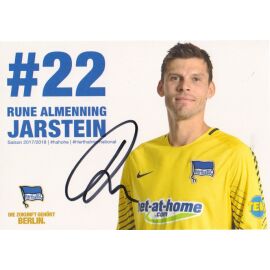 Autogramm Fussball | Hertha BSC Berlin | 2017 | Rune JARSTEIN