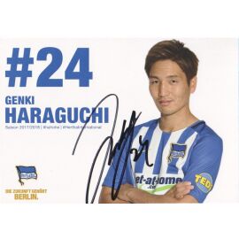 Autogramm Fussball | Hertha BSC Berlin | 2017 | Genki HARAGUCHI