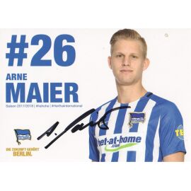 Autogramm Fussball | Hertha BSC Berlin | 2017 | Arne MAIER