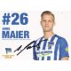 Autogramm Fussball | Hertha BSC Berlin | 2017 | Arne MAIER
