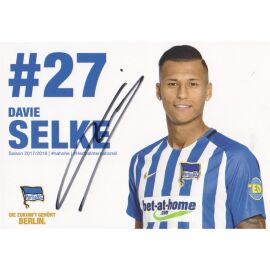 Autogramm Fussball | Hertha BSC Berlin | 2017 | Davie SELKE