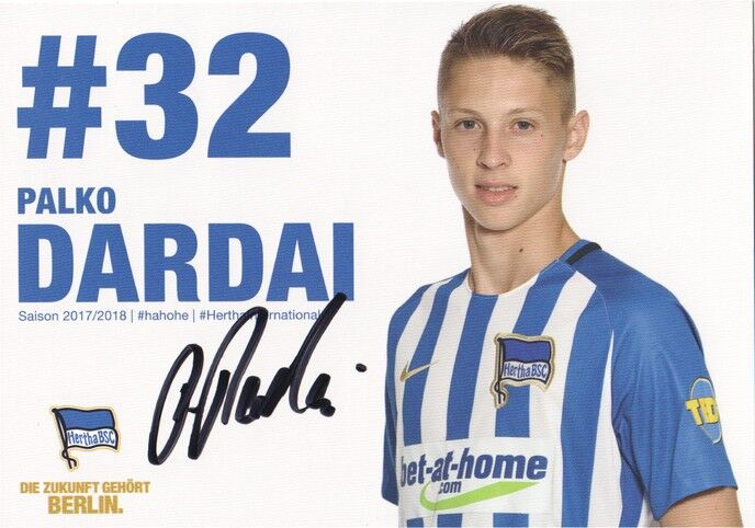 Autogramm Fussball | Hertha BSC Berlin | 2017 | Palko DARDAI