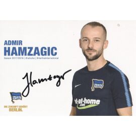 Autogramm Fussball | Hertha BSC Berlin | 2017 | Admir HAMZAGIC