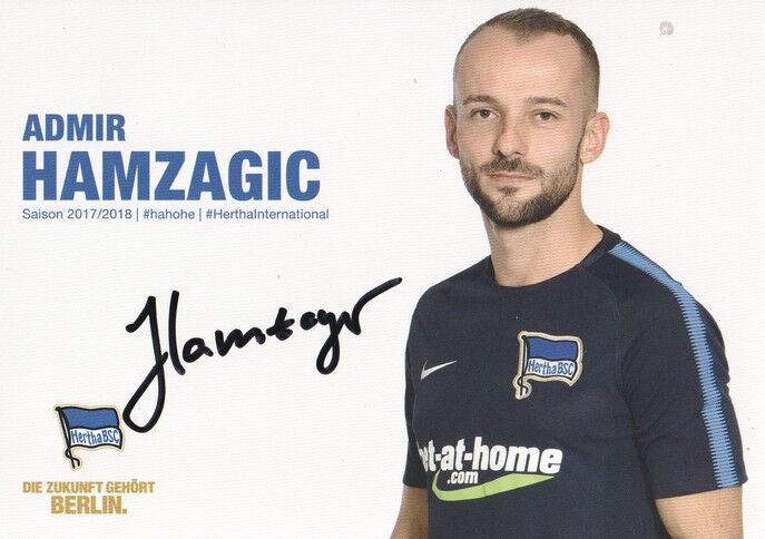 Autogramm Fussball | Hertha BSC Berlin | 2017 | Admir HAMZAGIC