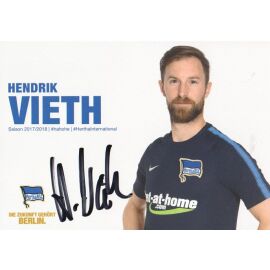 Autogramm Fussball | Hertha BSC Berlin | 2017 | Hendrik VIETH