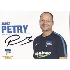 Autogramm Fussball | Hertha BSC Berlin | 2017 | Zsolt PETRY