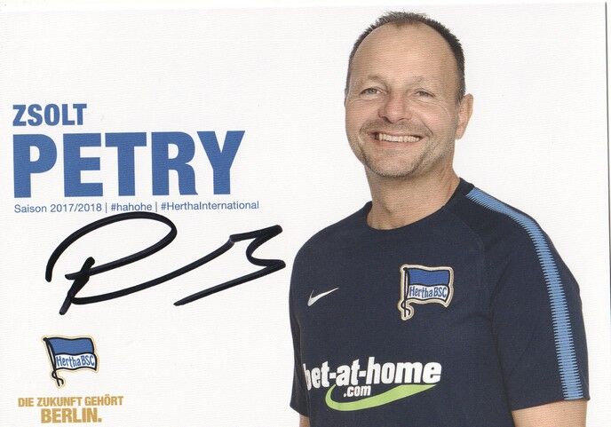 Autogramm Fussball | Hertha BSC Berlin | 2017 | Zsolt PETRY