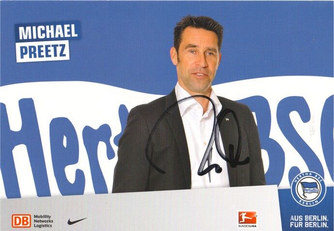 Autogramm Fussball | Hertha BSC Berlin | 2011 | Michael PREETZ