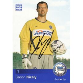 Autogramm Fussball | Hertha BSC Berlin | 2003 | Gabor KIRALY