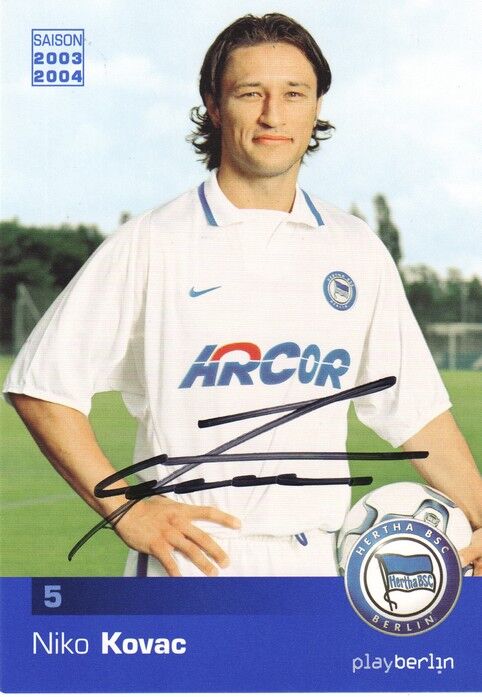 Autogramm Fussball | Hertha BSC Berlin | 2003 | Niko KOVAC