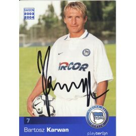Autogramm Fussball | Hertha BSC Berlin | 2003 | Bartosz KARWAN