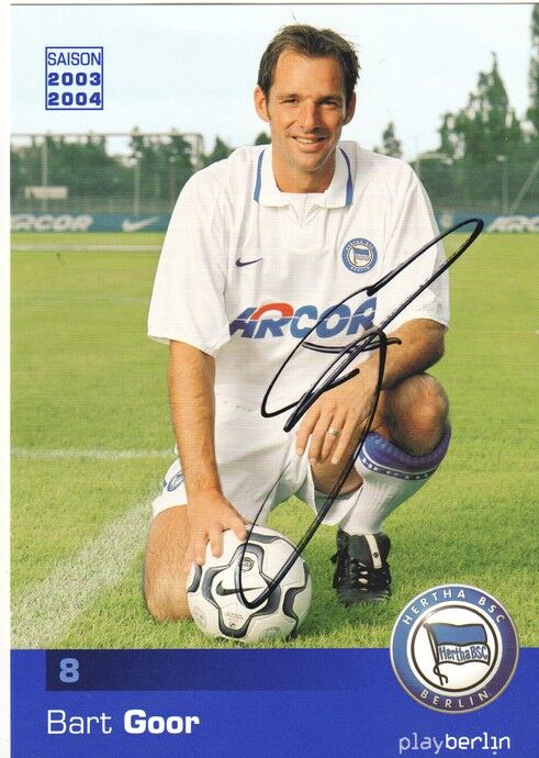 Autogramm Fussball | Hertha BSC Berlin | 2003 | Bart GOOR