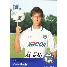 Autogramm Fussball | Hertha BSC Berlin | 2003 | Malik FATHI