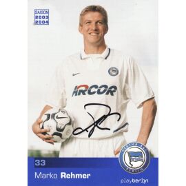 Autogramm Fussball | Hertha BSC Berlin | 2003 | Marko REHMER