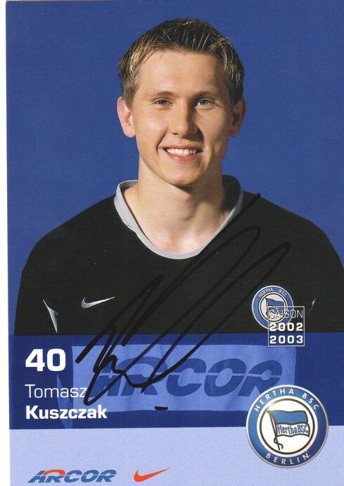 Autogramm Fussball | Hertha BSC Berlin | 2002 | Tomasz KUSZCZAK