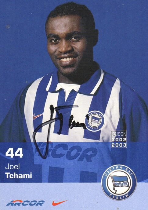 Autogramm Fussball | Hertha BSC Berlin | 2002 | Joel TCHAMI